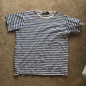 Polo tee blue striped